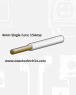 Narva 5814-30WE White Single Core Cable 4mm (30m Roll)