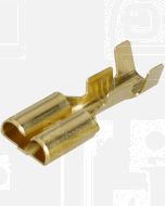 Narva 56224 Blade Female Terminal Non-insulated Brass with Locking Tab 6.3 x 0.8mm dia (Pack of 100)