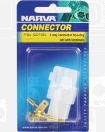 3 way Quick Connector Housing with Terminals - Male & Female (Blister Pack)