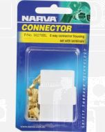 6 way Quick Connector Housing with Terminals - Male & Female (Blister Pack)