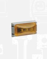 Narva 91552 12 Volt L.E.D External Cabin Lamp (Amber) with Grey Mounting Base