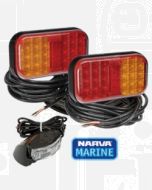 Narva 94142TP 9-33 Volt L.E.D Submersible Trailer Lamp Pack with 9m of Hard-Wired Cable per Lamp