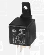 Hella 3057 Change-Over Relay with Diode - 5 Pin, 12V DC