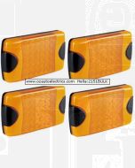 Hella 2151BULK Pack of 4 DuraLed Amber Rear Direction Indicator