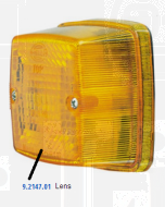 Hella Lens Amber to suit Hella 2147 (9.2147.01) 