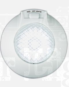 LED Autolamps 143RWW LED Marine Interior Lamp - White Base