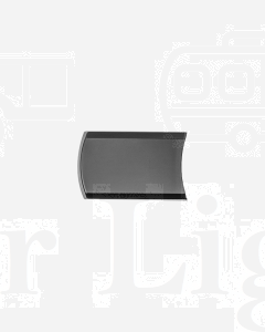 LED Autolamps 285/530 Black End Cap