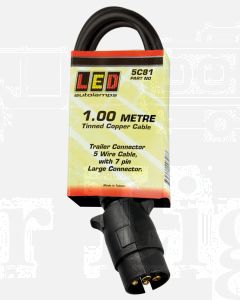 LED Autolamps Lamp to Gooseneck Cable (1000mm) 7 pin large connector