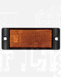LED Autolamps 7035AB Amber Reflex Reflector with Mounting Bracket (Box of 100)
