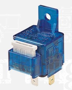 Hella 3077 Normally Open Relay with Inbuilt Fuse - 4 Pin, 24V DC