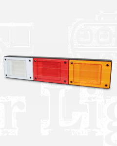 Hella 2428-H Designline LED Triple Module Stop/Rear Position/Rear Direction Indicator/Reversing Lamp - Horizontal Mount