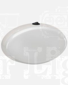 Narva 87354O 12V 9W Fluorescent Interior Lamp with Off / On Switch and White Base (Opal Lens)