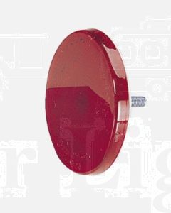 Narva 84002BL Red Retro Reflector 65mm dia. with Fixing Bolt (Blister Pack of 2)
