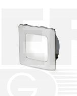 Hella 2JA958340511 EuroLED 95 Gen 2 Square Down Light Recess Mount with Spring Clip - White Light