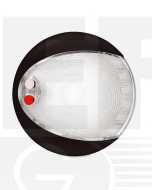 Hella 2JA959950111 EuroLED 130 Touch White/Red Lamp - Black Shroud