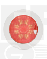 Hella 2JA980630101 EuroLED Touch 150 Down Lights White Plastic Rim -Warm White/Red Light