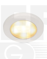 Hella 2JA980940101 EuroLED 95 Down Lights Recess Mount White Plastic Rim -  Warm White