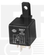 Hella 3057 Change-Over Relay with Diode - 5 Pin, 12V DC