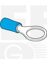 Hella Insulated Eye Terminals - Blue, 9.5mm (Pack of 100) (8537)