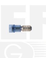 Hella PC Insulated Male Bullet Terminals - Blue, 5.0mm (Pack of 1