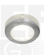 Hella 2JA980828012 Euroled 115 White With Polished 316 Stainless Steel Rim And Spacer Ring/Switch