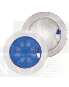 Hella 2JA980630211 White/Blue EuroLED 150 Touch Lamp - Polished Stainless