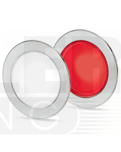 Hella 2JA958340101 EuroLED 95 Gen 2 Round Down Light Dual Colour Recess Mount w/ Spring Clip - White/Red