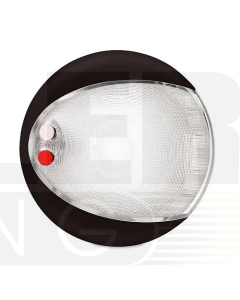 Hella 2JA959950111 EuroLED 130 Touch White/Red Lamp - Black Shroud