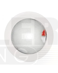 Hella 2JA980630001 EuroLED Touch 150 Down Lights White Plastic Rim - White/Red Light