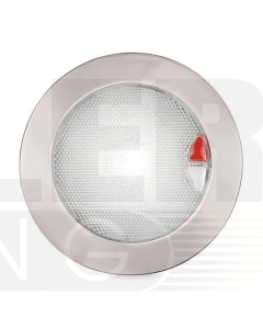 Hella 2JA980630011 EuroLED Touch 150 Down Lights White Plastic Rim - White/Red Light