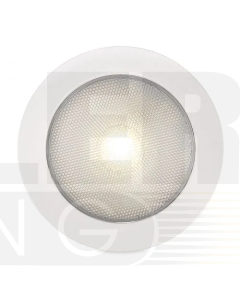 Hella  2JA980631601 EuroLED 150 Down Lights White Plastic Rim - Warm White Light