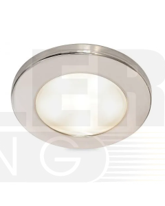 Hella 2JA980940011 EuroLED 95 Down Lights - Recess Mount Polished Stainless Steel Rim -  White Light