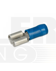 Hella 8501 Push-On Female Crimp Terminals - Blue (Box 100)