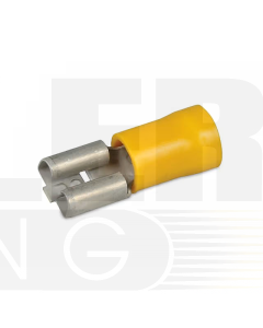 Hella Push-On Female Terminals - Yellow (Pack of 50) (8502)