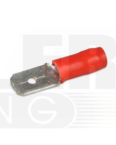 Hella 8513 Male Blade Terminals - Red (Box 100)