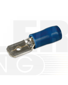 Hella 8514 Male Blade Terminals - Blue (Box 100)