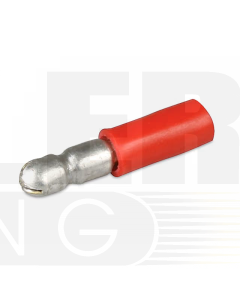 Hella 8520 Male Bullet Connectors - Red (Box 100)