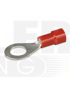 Hella 8542 Insulated Eye Terminals, 6.3mm - Red (Box 100)