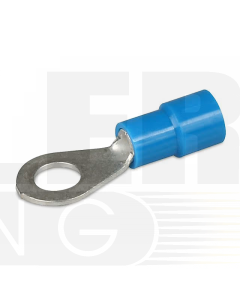 Hella 8543 Insulated Eye Terminals, 5.0mm - Blue (Box 100)