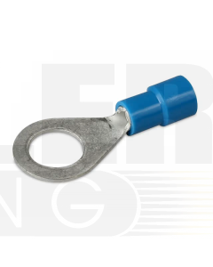 Hella 8545 Insulated Eye Terminals, 8.4mm - Blue (Box 100)