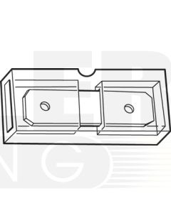 Hella 8516 Double Male Blade Connectors (Pack of 50)
