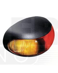 Hella DuraLED Nylon Side Marker - Red / Amber Illuminated (2053GMD)