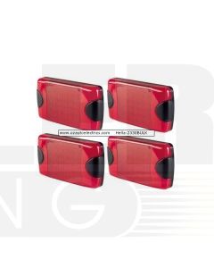 Hella 2330BULK DuraLed Red Stop / Rear Position Lamp Pack of 4