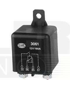 Hella 3061 High Capacity Normally Open Relay - 4 Pin, 12V DC
