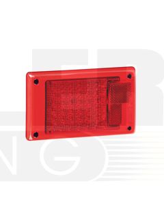 Hella Jumbo LED Stop / Rear Position Module - Inbuilt Retro Reflector (2317)