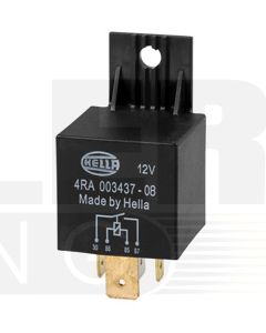 Hella 3084 Normally Open Relay - 4 Pin, 12V DC