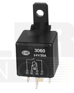 Hella Normally Open Relay with Diode - 4 Pin, 24V  DC (3060) 