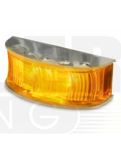 Hella LED Front End Outline Marker Lamp Amber 12/24V Matt Finish