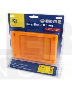 Hella 2146-H24BL Designline LED Module Rear Direction Indicator Lamp - Horizontal Mount (Blister pack)