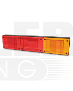 Hella 2427-H Designline LED Triple Module Stop/Rear Position/Rear Direction Indicator Lamp - Horizontal Mount